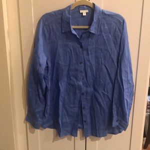 JJill linen blouse, size M